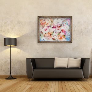 Tablou inramat - Neela Pushparaj - aceste flori sunt pentru tine, 70 x 90 cm - Img 2