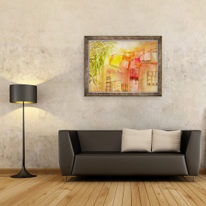 Tablou inramat - Neela Pushparaj - Briza de vara, 70 x 90 cm - Img 2