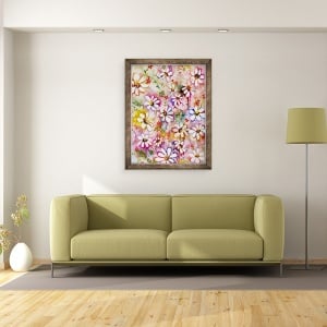 Tablou inramat - Neela Pushparaj - Daisies Galore, 70 x 90 cm - Img 2