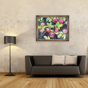 Tablou inramat - Neela Pushparaj - Ridichi, 70 x 90 cm - Img 2