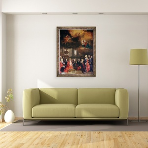 Tablou inramat - Nicolas de Largilliere - Ex-Voto, 60 x 80 cm - Img 2