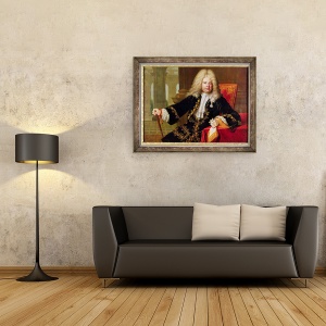 Tablou inramat - Nicolas de Largilliere - Portretul Magistratului, 60 x 80 cm - Img 2
