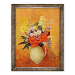Tablou inramat - Odilon Redon - Flori, 70 x 90 cm