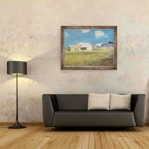 Tablou inramat - Odilon Redon - Satul Breton, 60 x 80 cm - Img 2