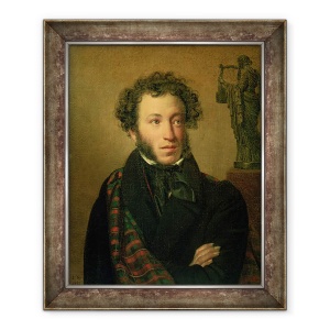 Tablou inramat - Orest Adamovich Kiprensky - Portretul lui Alexander Puskin, 50 x 60 cm
