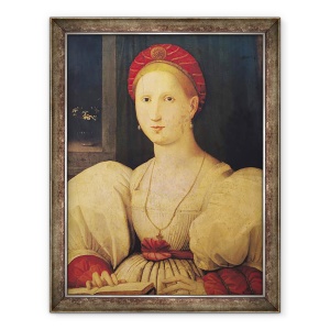 Tablou inramat - Paolo Zacchia - Portretul unei femei, 60 x 80 cm