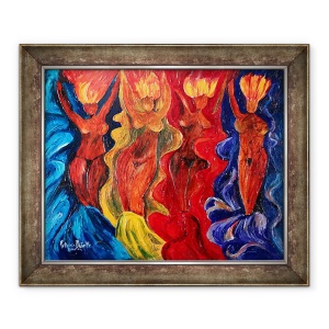 Tablou inramat - Patricia Brintle - Carnavalesque, 50 x 60 cm