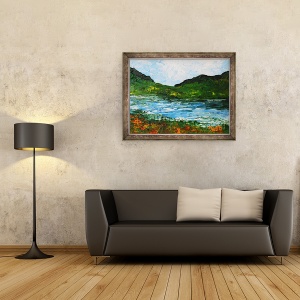 Tablou inramat - Patricia Brintle - Limbe pastorale, 70 x 90 cm - Img 2