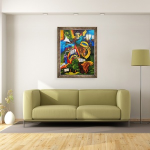 Tablou inramat - Patricia Brintle - Speranta la rasarit, 60 x 80 cm - Img 2