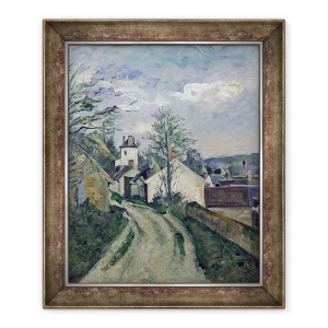 Tablou inramat - Paul Cezanne - Casa doctorului Gachet 1828-1909 la Auvers, 50 x 60 cm