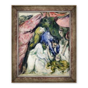 Tablou inramat - Paul Cezanne - Femeia strangulata, 50 x 60 cm