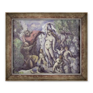 Tablou inramat - Paul Cezanne - Tentatia Sfantului Anton, 50 x 60 cm