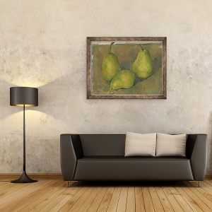 Tablou inramat - Paul Cezanne - Trei Pere, 60 x 80 cm - Img 2