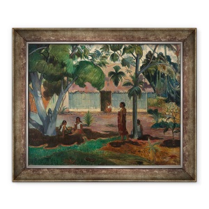 Tablou inramat - Paul Gauguin - Arborele Mare, 50 x 60 cm