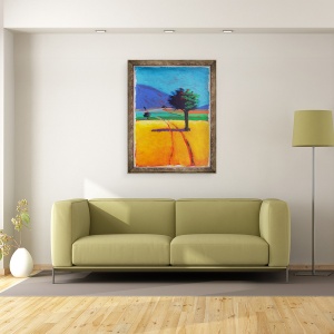 Tablou inramat - Paul Powis - Dealul Albastru, 70 x 90 cm - Img 2