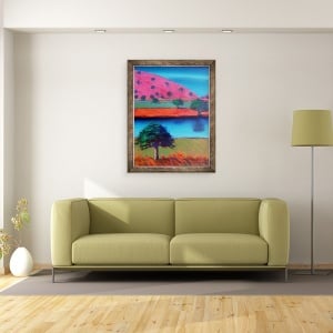 Tablou inramat - Paul Powis - Pink Hill 2, 70 x 90 cm - Img 2