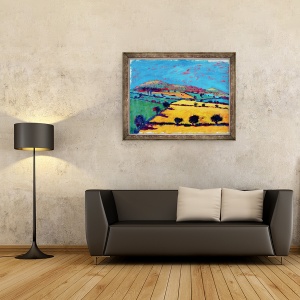 Tablou inramat - Paul Powis - Valea de Aur III, 70 x 90 cm - Img 2