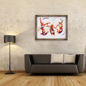 Tablou inramat - Penny Warden - Bounce, 2012, 60 x 80 cm - Img 2