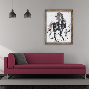 Tablou inramat - Penny Warden - Rapire, 2013, 50 x 60 cm - Img 2