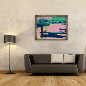 Tablou inramat - Peter McClure - CURTE HARTLEPOOL, 2014, 70 x 90 cm - Img 2