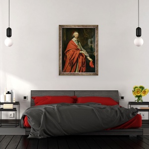 Tablou inramat - Philippe de Champaigne - Portretul Cardinalului de Richelieu 1585-1642, 70 x 90 cm - Img 3
