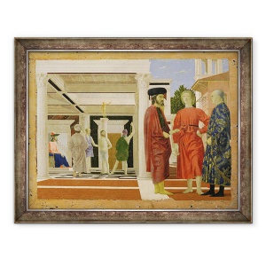 Tablou inramat - Piero della Francesca - Flagelarea lui Hristos, 70 x 90 cm