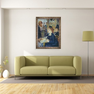 Tablou inramat - Pierre Auguste Renoir - La cafenea, 60 x 80 cm - Img 2