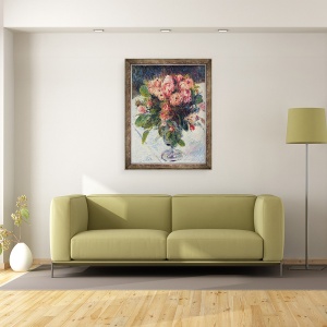 Tablou inramat - Pierre Auguste Renoir - Moss-Roses, 60 x 80 cm - Img 2