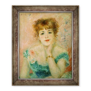 Tablou inramat - Pierre Auguste Renoir - Portretul Actritei Jeanne Samary, 50 x 60 cm