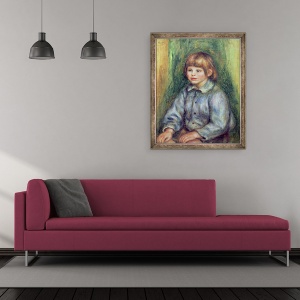 Tablou inramat - Pierre Auguste Renoir - Portretul lui Claude Renoir 1901-81 1905-08, 50 x 60 cm - Img 2