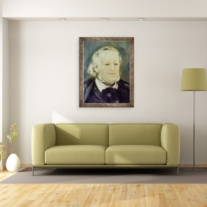 Tablou inramat - Pierre Auguste Renoir - Portretul lui Richard Wagner 1813-83, 60 x 80 cm - Img 2