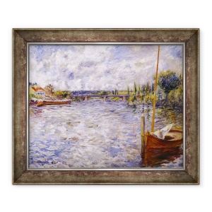 Tablou inramat - Pierre Auguste Renoir - Sena la Chatou, 70 x 85 cm