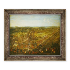 Tablou inramat - Pierre-Denis Martin - Lupta de la Fleurus, 50 x 60 cm