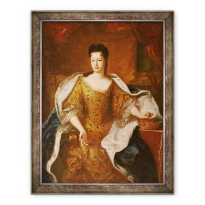 Tablou inramat - Pierre Gobert - Elisabeth-Charlotte dOrleans 1676-1744 Ducesa de Lorena, 60 x 80 cm
