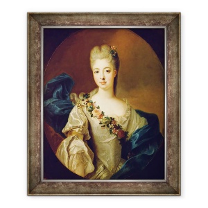 Tablou inramat - Pierre Gobert - Portret De Charlotte Aglae De Orleans, 70 x 85 cm