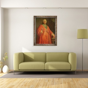 Tablou inramat - Pierre Lacour - Rene Augustin de Maupeou 1714-92, 60 x 80 cm - Img 2