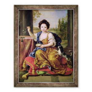 Tablou inramat - Pierre Mignard - Marie-Anne de Bourbon 1666-1739 Mademoiselle de Blois, 70 x 90 cm