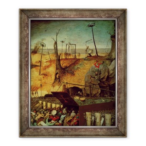 Tablou inramat - Pieter Bruegel the Elder - Triumful Mortii III, 50 x 60 cm