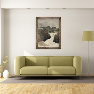 Tablou inramat - Robert Hills - Forta Skelwith, Westmorland, 60 x 80 cm - Img 2