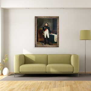 Tablou inramat - Robert Lefevre - Portretul lui Napoleon Bonaparte 1769-1821 1809, 60 x 80 cm - Img 2