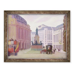 Tablou inramat - Robert Polhill Bevan - Aldwych, 60 x 80 cm