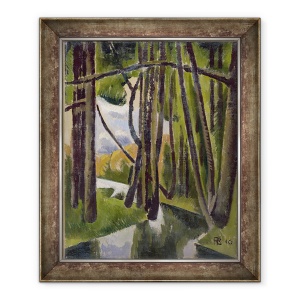 Tablou inramat - Roger de La Fresnaye - Undergrowth, 50 x 60 cm
