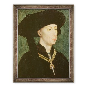 Tablou inramat - Rogier van der Weyden - Filip cel Bun 1396-1467 Duce de Burgundia, 70 x 90 cm