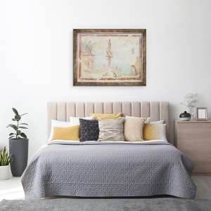 Tablou inramat - Roman - Peisaj idilic, 70 x 90 cm - Img 3