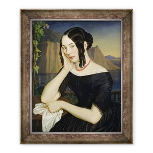Tablou inramat - Rudolph Friedrich Wasmann - Katharina Kern de la Sterzing, 50 x 60 cm