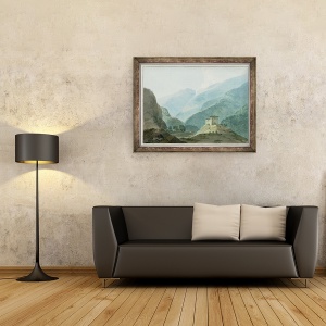 Tablou inramat - Samuel Davis - Chukha Casle in Bhutan, 70 x 90 cm - Img 2