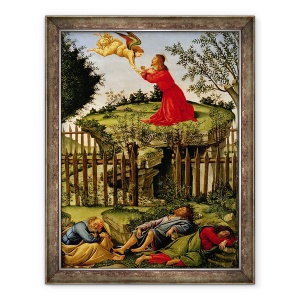 Tablou inramat - Sandro Botticelli - Agonia din gradina, 60 x 80 cm