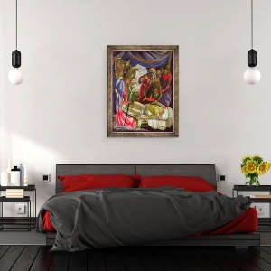 Tablou inramat - Sandro Botticelli - Descoperirea corpului lui Holofernes, 70 x 90 cm - Img 3