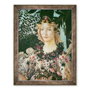 Tablou inramat - Sandro Botticelli - Primavera, detaliu al Flora ca Ora Primaverii, 70 x 90 cm