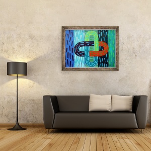 Tablou inramat - Sara Hayward - Abstract 3, 60 x 80 cm - Img 2